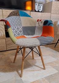 poltrona patchwork 