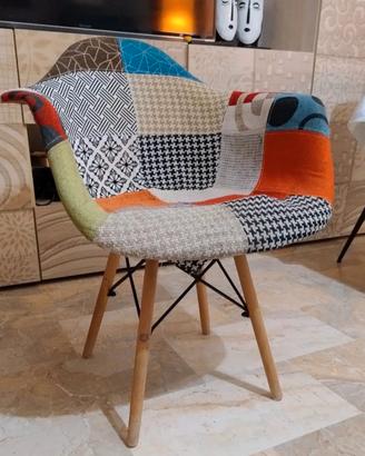 poltrona patchwork 