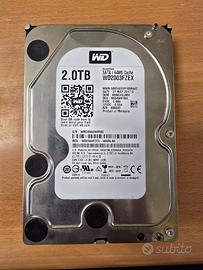 Hard-disk Western Digital Black 2TB SATA III 3,5"