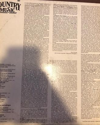 Vinile country music bluegrass rca