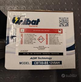 Batteria moto Unibat CBTX9-BS 12 V 8 Ah