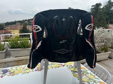 Giubbotto paraschiena, parastinchi e parafisnchi