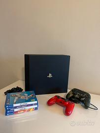 Ps4 pro 1tera giochi e 2 joypad