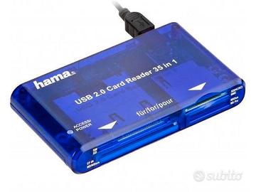 Hama USB 2.0 Card Reader 35 in 1-Lettore di schede