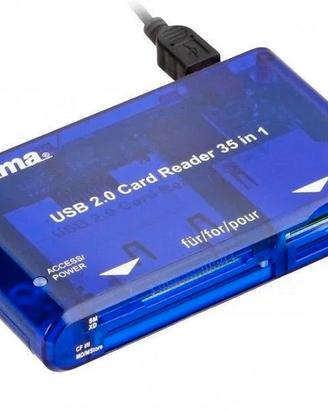 Hama USB 2.0 Card Reader 35 in 1-Lettore di schede