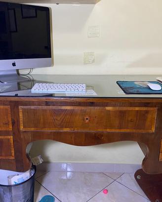 Scrivania antica in legno massello ‘800