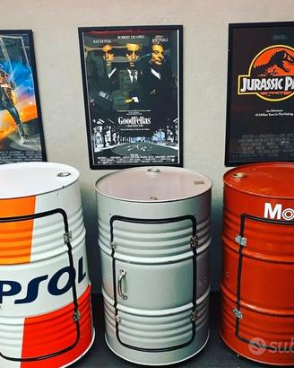 Mobile contenitore Industrial design fusto barile