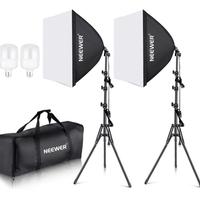 NEEWER 700W Softbox KIT ,4 LUCI A METÀ PREZZO