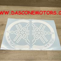 2 adesivi scudo tmax 500 530 560 BIANCO BIANCHI