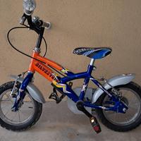 bicicletta bimbo 3 a sei anni con rotelle