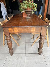 Tavolo in legno  d’epoca