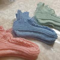 Babbucce unisex di Lana Fatte a Mano Nuove