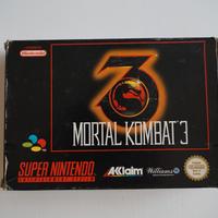 Mortal Kombat 3 Super Nintendo con scatola manuale