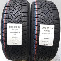 2 GOMME 205 55 16 DUNLOP BR1387