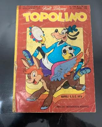 Topolino n°1089 10 ottobre 1976 Napoli