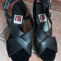 Sandali donna neri Antonio Marras