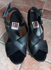 Sandali donna neri Antonio Marras