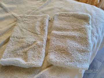 Coperta in pura lana Merinos, copriletto e federe.