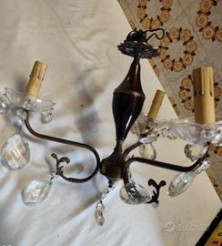 lampadario in cristallo primi del '900