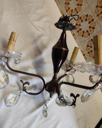 lampadario in cristallo primi del '900