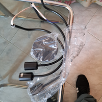 Lampadario a 3 braccia design moderno nero