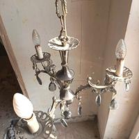 chandelier e abat jour