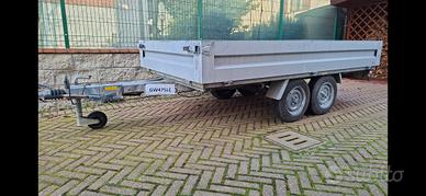 Ellebi rimorchio 2 assi 305x170 12 quintali 