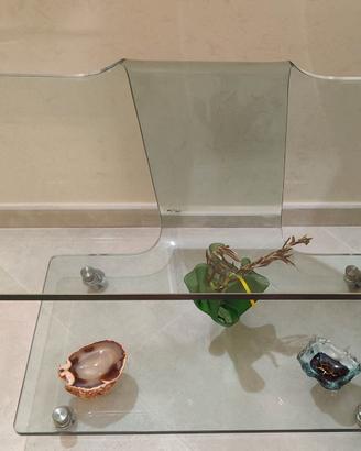 tavolo in vetro di design di Fontana Arte