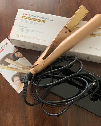 Piastra per capelli 2in1 lisci/onde