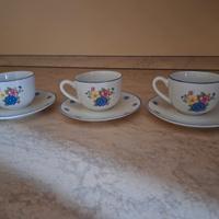 Trio tazzine da caffè