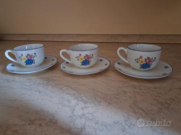 Trio tazzine da caffè