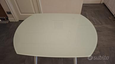 Tavolo vetro allungabile