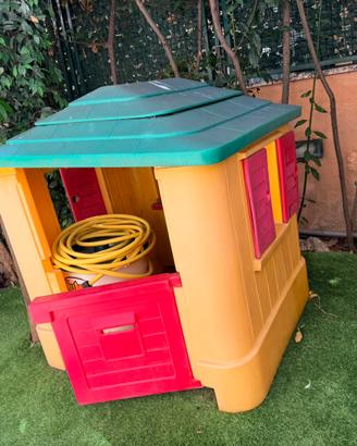 Casetta da giardino per bambini in plastica