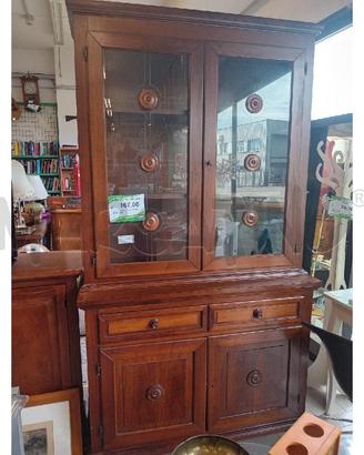 CREDENZA VETRINA LEGNO