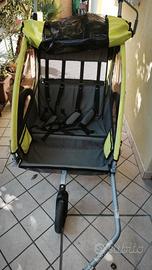 Carrellino/Passeggino bici porta bambini