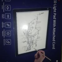Tavoletta Luminosa A3, con staffa,pad luce 8000 lu