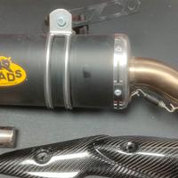 Scarico DOUBLE FIRE TITANIUM NERO Kawasaki Z900