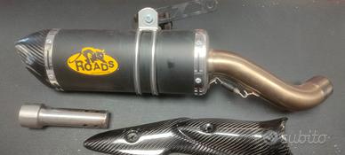 Scarico DOUBLE FIRE TITANIUM NERO Kawasaki Z900