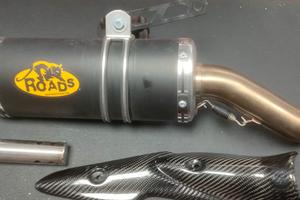 Scarico DOUBLE FIRE TITANIUM NERO Kawasaki Z900