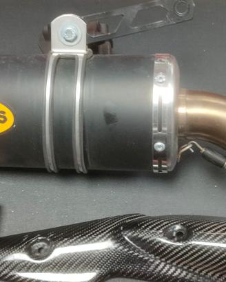 Scarico DOUBLE FIRE TITANIUM NERO Kawasaki Z900