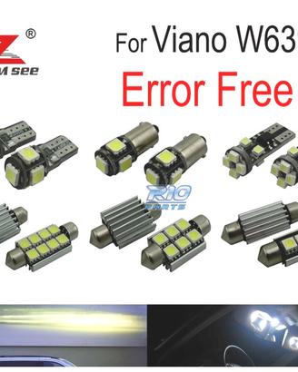 KIT 19 LAMPADE LED INTERNE PER MERCEDES CLASSE ML 