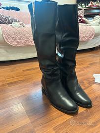 Stivali neri Vera Pelle