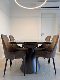 Set Sala da Pranzo Tavolo Ostuni+4 sedie Capodarte