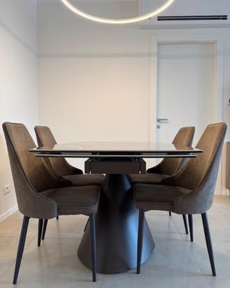 Set Sala da Pranzo Tavolo Ostuni+4 sedie Capodarte