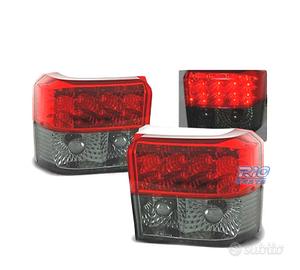 FARI LED PER VOLKSWAGEN VW T4 90-03 ROSSO FUMÉ LED