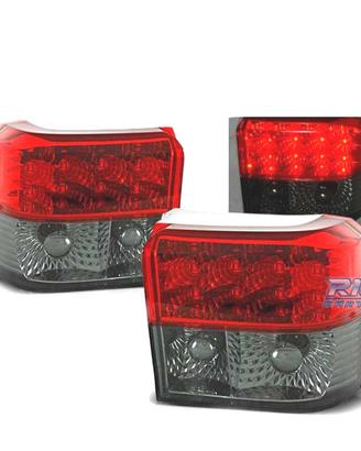FARI LED PER VOLKSWAGEN VW T4 90-03 ROSSO FUMÉ LED
