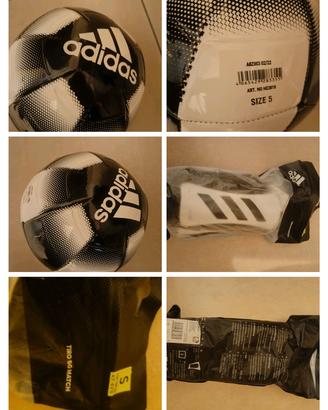 Adidas Pallone size 5 più Parastinchi taglia S