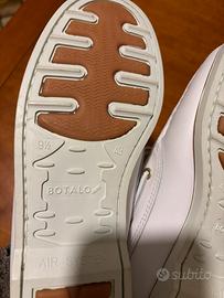 Scarpe cuoio bianche num 43 marca Botalo