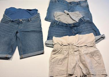 4 Shorts maternità