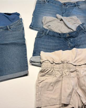 4 Shorts maternità